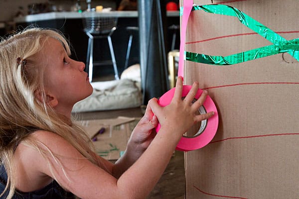 decorating with tape