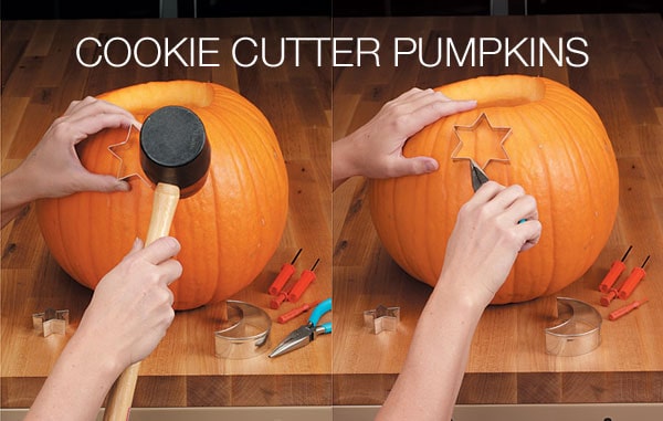 Carving Pumpkins with Cookie Cutters