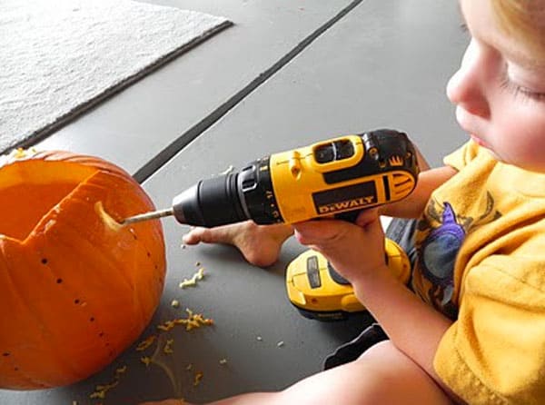 drilling-pumpkin