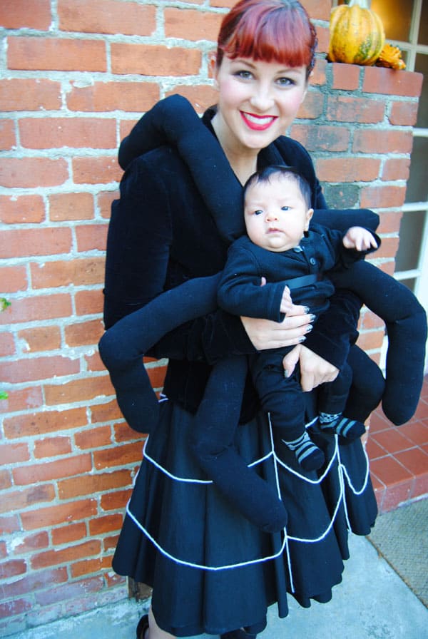 Our Baby Spider and Web Halloween Costume