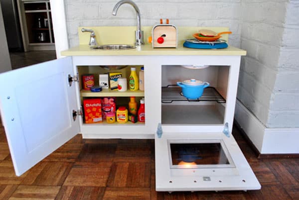 Kids cheap kitchen cupboard