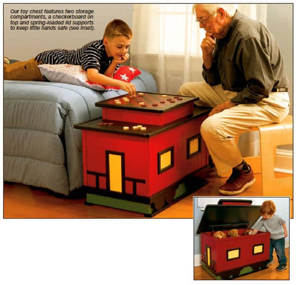 How to Build a Train Toy Chest