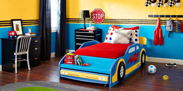 race-car-bedroom-kids