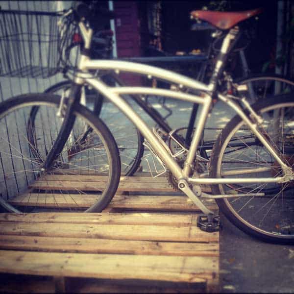 Pallet on bike hot sale