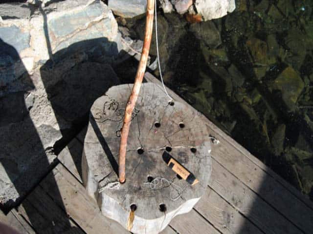 Build a Summer Camp Fishing Pole Holder