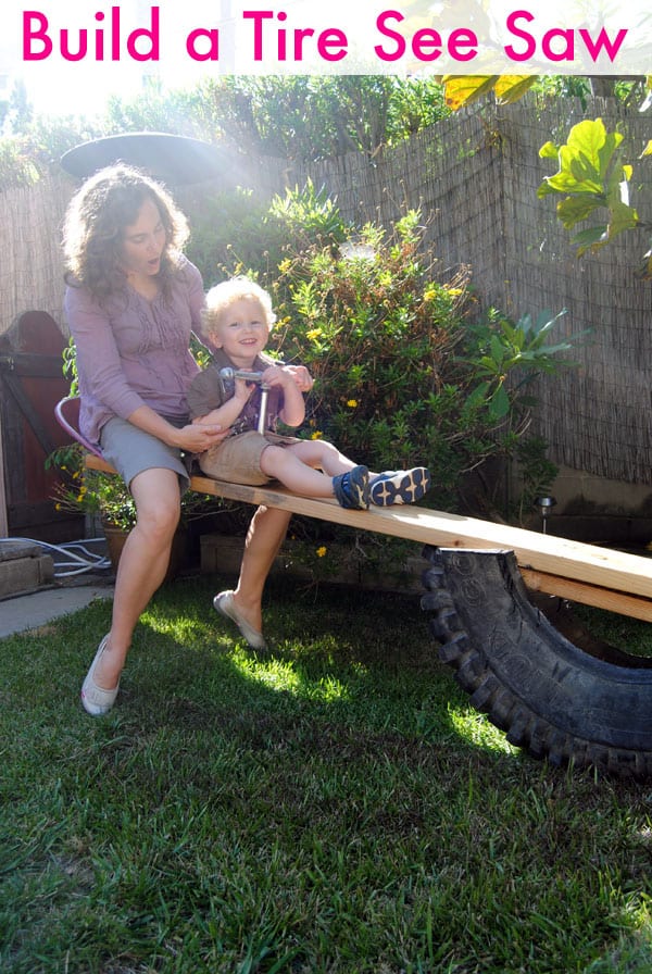 How To Build a Tire See Saw | Built by Kids - Empowering Kids to Build ...