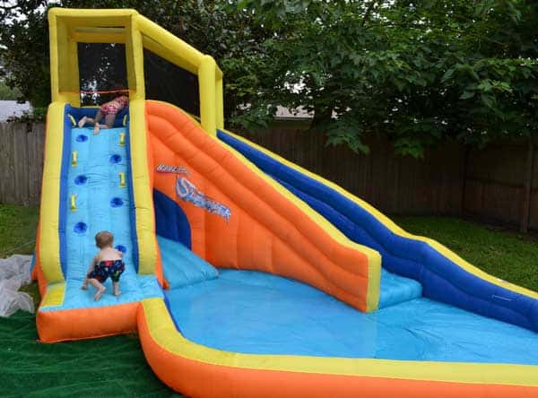 Banzai sidewinder inflatable water hot sale slide