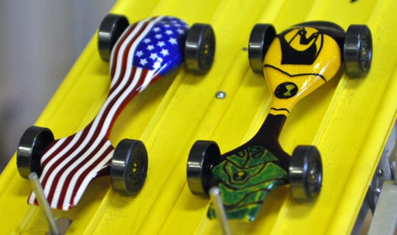 How To Airbrush a Pinewood Derby Car