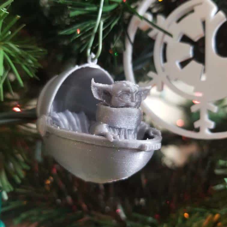 How To 3D Print a Baby Yoda Christmas Ornament | Built by Kids