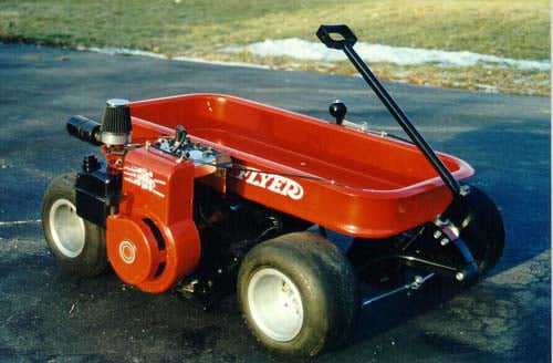 Gas powered radio cheap flyer wagon