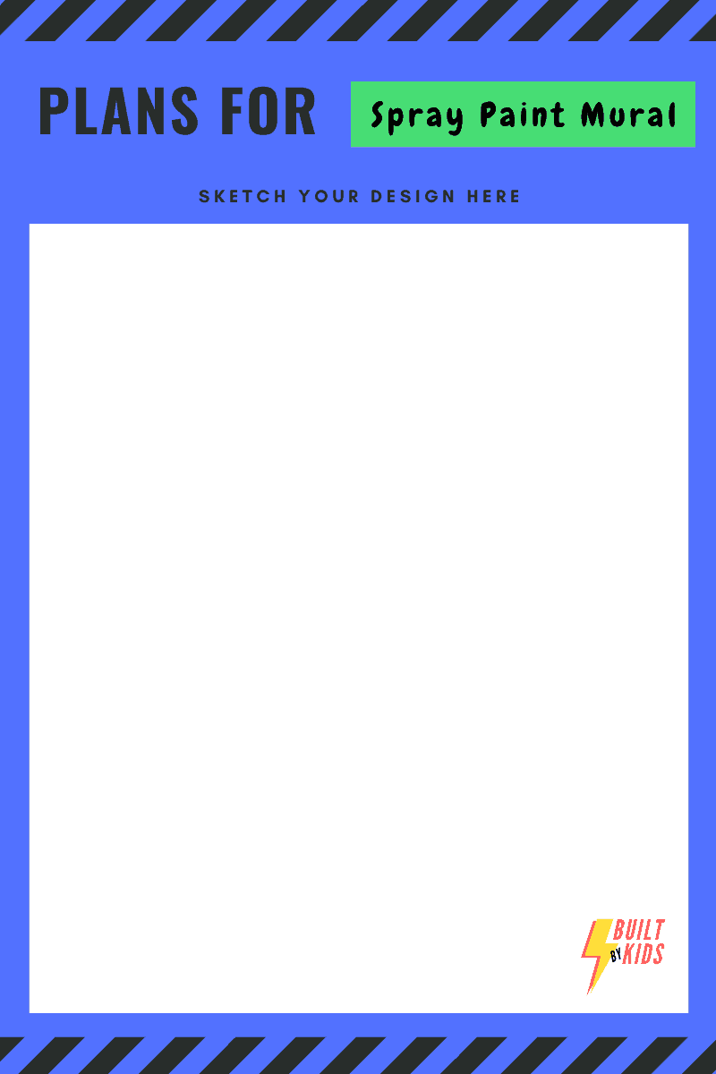 Today I Made A Spray Paint Mural Built by Kids Empowering Kids to Build a Better Future