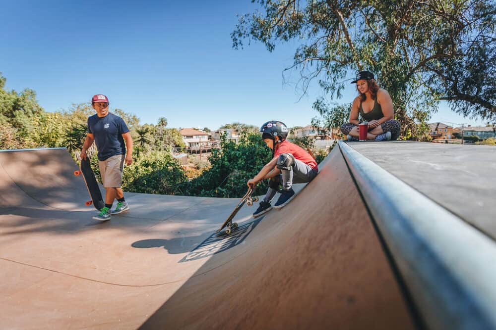 small backyard mini ramp