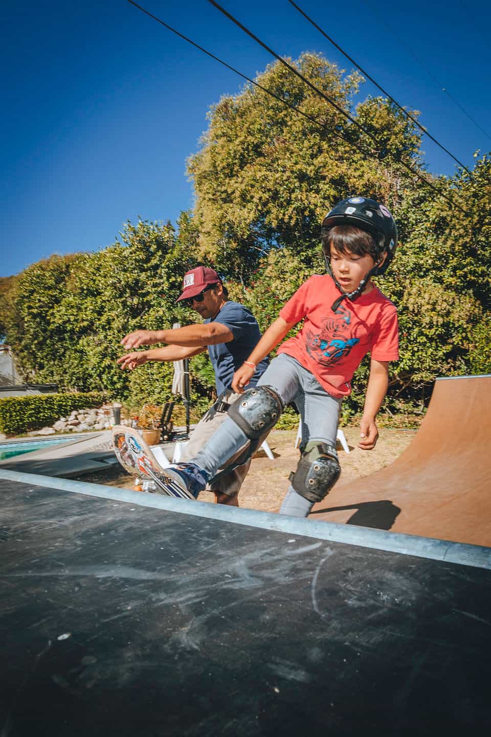 small backyard mini ramp