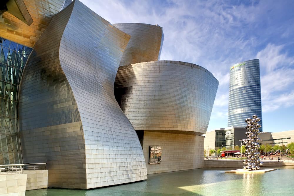 "Bilbao, Spain - May 1, 2012: Exterior of The Guggenheim Museum"