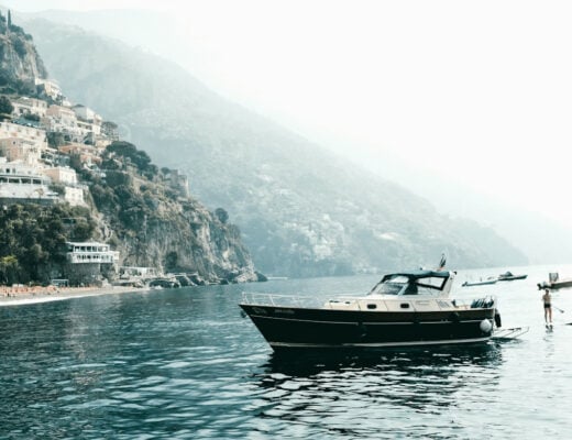 Family boating adventure on Italian waters