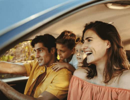 Family road trip preparation with kids