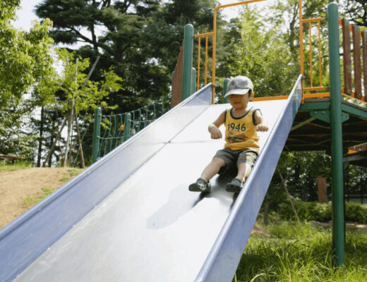 Outdoor Playgrounds Built into Everyday Living