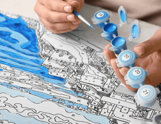 How to Help Kids Complete Their First Paint by Numbers Canvas